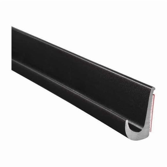 Trim-Lok Black Polyvinyl Chloride Drip Rail 25 ft L, 7/8 in W, 1/2 in H DRB-25