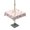 Off-White, variant on Outdoor Tablecloth with Umbrella Hole Zipper Pink White Cherry Blossom Round Tablecloth 54" Waterproof Outside Table Cloth Farmhouse Petals Floral Patio Table Cover Tablecloths for Picnic Party