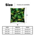 thumbnail image 5 of Saint Patrick's Day Throw Pillow - Velvet Pillow Inserts Covers with Unique Patterns - Set of 2 - Available in 16x16, 18x18, 20x20 Inches for Various Occasions, 5 of 6