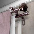 thumbnail image 2 of 5/8" Dia Adjustable 84"-120" double curtain rod with Henrietta Finials - Cocoa,(5788-847D), 2 of 3