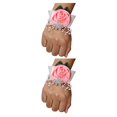 thumbnail image 2 of Cateissary Ramillete de muñeca con rosa encantadora, accesorio hermoso y femenino, ramillete de muñeca de rosa satinada hecho a mano N5 rosa N5 rosa 2piezas, 2 of 6