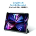 thumbnail image 3 of JETech Case for iPad Pro 11-Inch, 2021/2020/2018 Model, Compatible with Pencil, Cover Auto Wake/Sleep, Dark Grey, 3 of 5