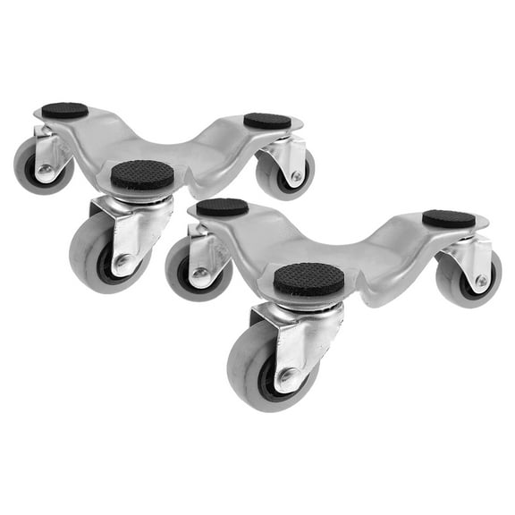 Masteelf 2pcs Furniture Mover Wheel Heavy Duty Furniture Mover Dolly Carbon Steel Dolly