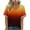 Multicolor, variant on BVOFAR Womens Summer Trendy Shirts 2025 Plus Size Gradient Tops Casual V Neck T-Shirts Short Sleeve Loose Blouses