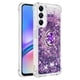thumbnail image 2 of Funda para Samsung Galaxy A05S con Brillo Líquido Flotante, Purpurina, Parachoques y Anillo Giratorio Soporte, 2 of 5