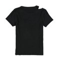 thumbnail image 2 of bar III T-Shirt Basique Découpé pour Femmes Noir TTP, 2 of 2