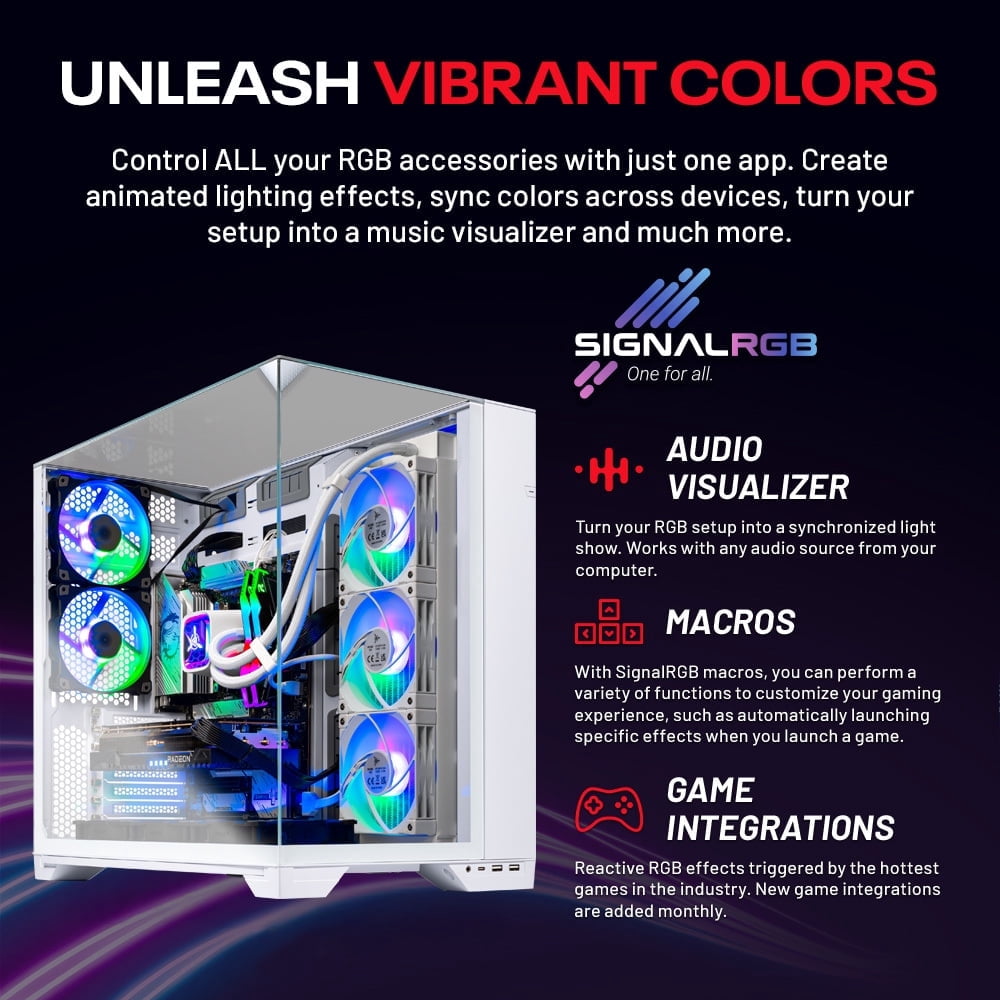Skytech Gaming O11 Vision Gaming PC, Intel Ultra 7 270K 5.4GHz, NVIDIA RTX 5070 Ti 16GB VRAM, 1TB Gen4 NVMe SSD, 32GB DDR5 RAM 5600, 850W GOLD ATX 3 PSU, 360 ARGB AIO , WI-FI 6, Windows 11, Desktop