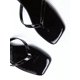 thumbnail image 5 of 1pair Women's Black Square Toe Flat Slipper, Summer/Beach Style, Trendy Flat Sandals With Toe Ring, 5 of 5