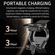 Rainbuvvy T97 Smartwatch, 1.39 inches, Built-in Bluetooth Headphones, 100 Sports Modes, for iOS/Android Sports Watches