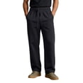 thumbnail image 3 of Dvprdro Mens Cotton Wide Leg Sweatpants Elastic Waist Drawstring Casual Athletic Sweat Pants Fashion Loose Fit Trousers Workout Gym Jogger Pants with Pocket, 3 of 7