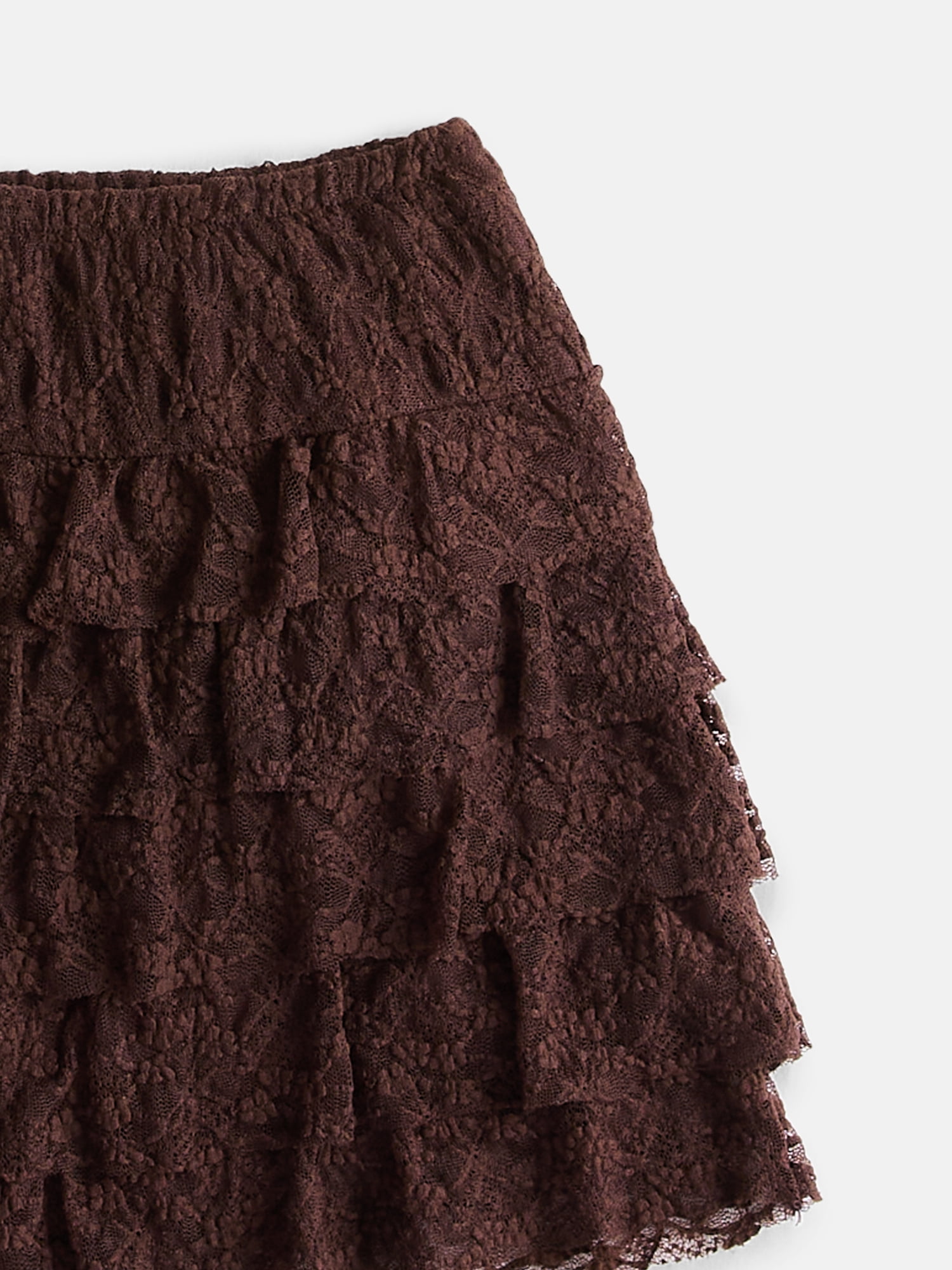 Weekend Academy Girls Tiered Lace Skirt, Sizes 4-18