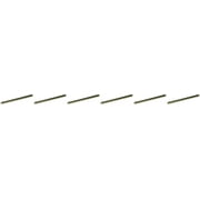 Bachmann Trains Snap Fit E-Z Track® 10" Straight Track (6/Card) Nickel Silver Rails Gray Roadbed - N Scale