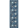thumbnail image 6 of SAFAVIEH Evoke Charlotte Floral Geometric Area Rug, Royal/Ivory, 6'7" x 6'7" Square, 6 of 10