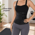 thumbnail image 3 of Waist Trainer Belt, Spandex Tummy Control Shaper Wrap, Breathable Waist Cincher with Underbust Support, Comfortable Body Shaping Belt for Daily Wear and Layered Outfits, 3 of 7