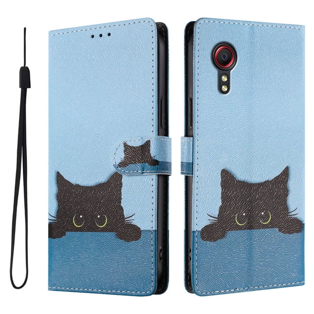 FOXDOCK Funda Tipo Cartera para Samsung Galaxy X Cover 5 con Soporte y Correa – Diseño de Patrones Lindos