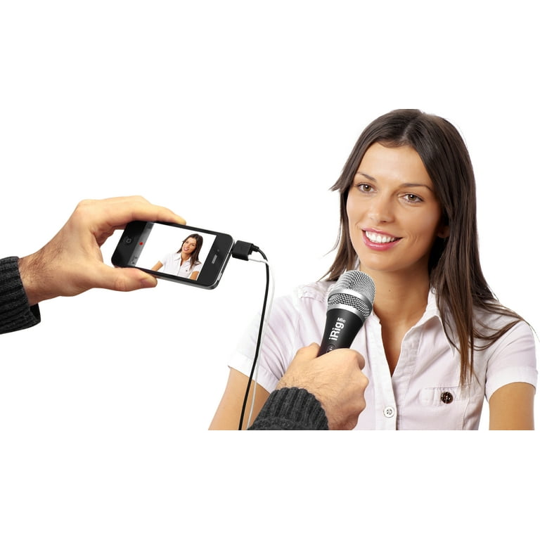 IK Multimedia iRig Mic Handheld Condenser mic for Smartphones and Tablets 