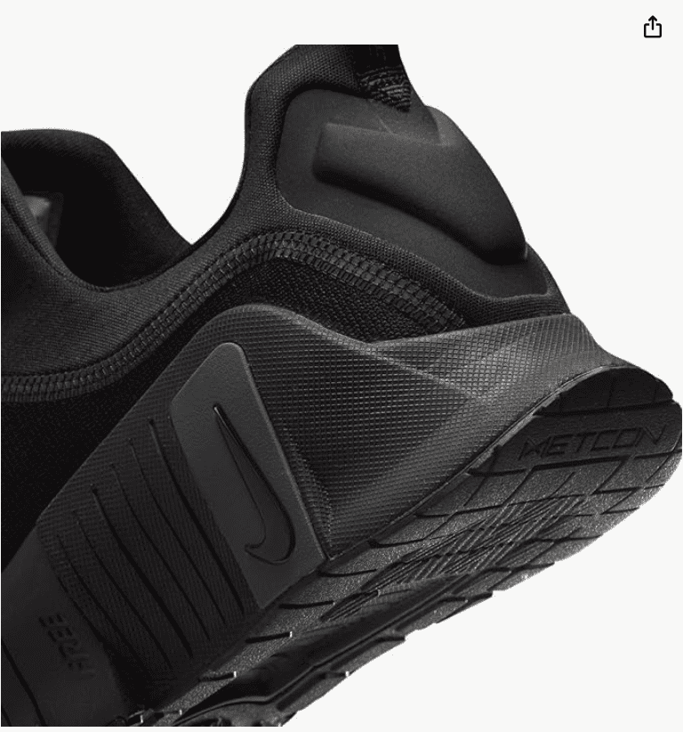 Nike Women's Free Metcon 6 Black/Anthracite size  7.5