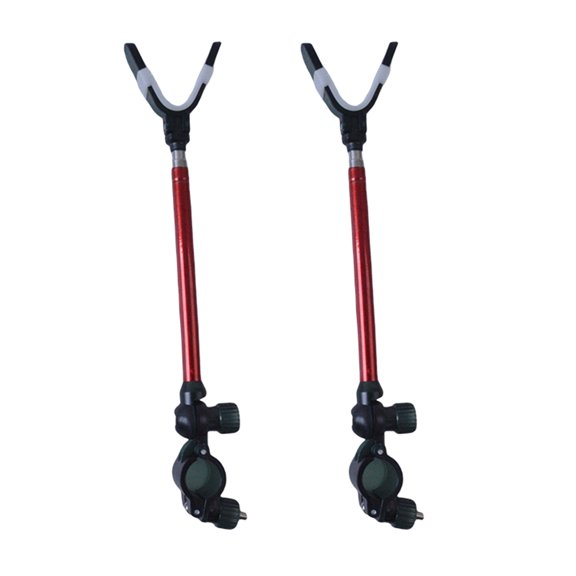 RUISINERY Telescopic Fishing Rod Holder Adjustable Stainless Steel Brackets for Enhancing Night Fishing Experiences