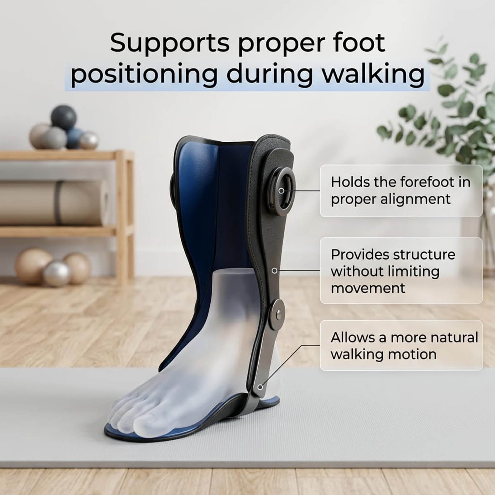 Cedro Foot Drop Walking Brace Footsdrops Braces Breathable Ankle Foots Orthosis Support