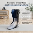 thumbnail image 6 of AFO Drop Foot Brace Orthosis for Hemiplegia Stroke Varus Foot Improve Walking Gait, Effective Relieve Pain for Walking with Shoes, Lightweight & Invisible (XL, Left foot), 6 of 9