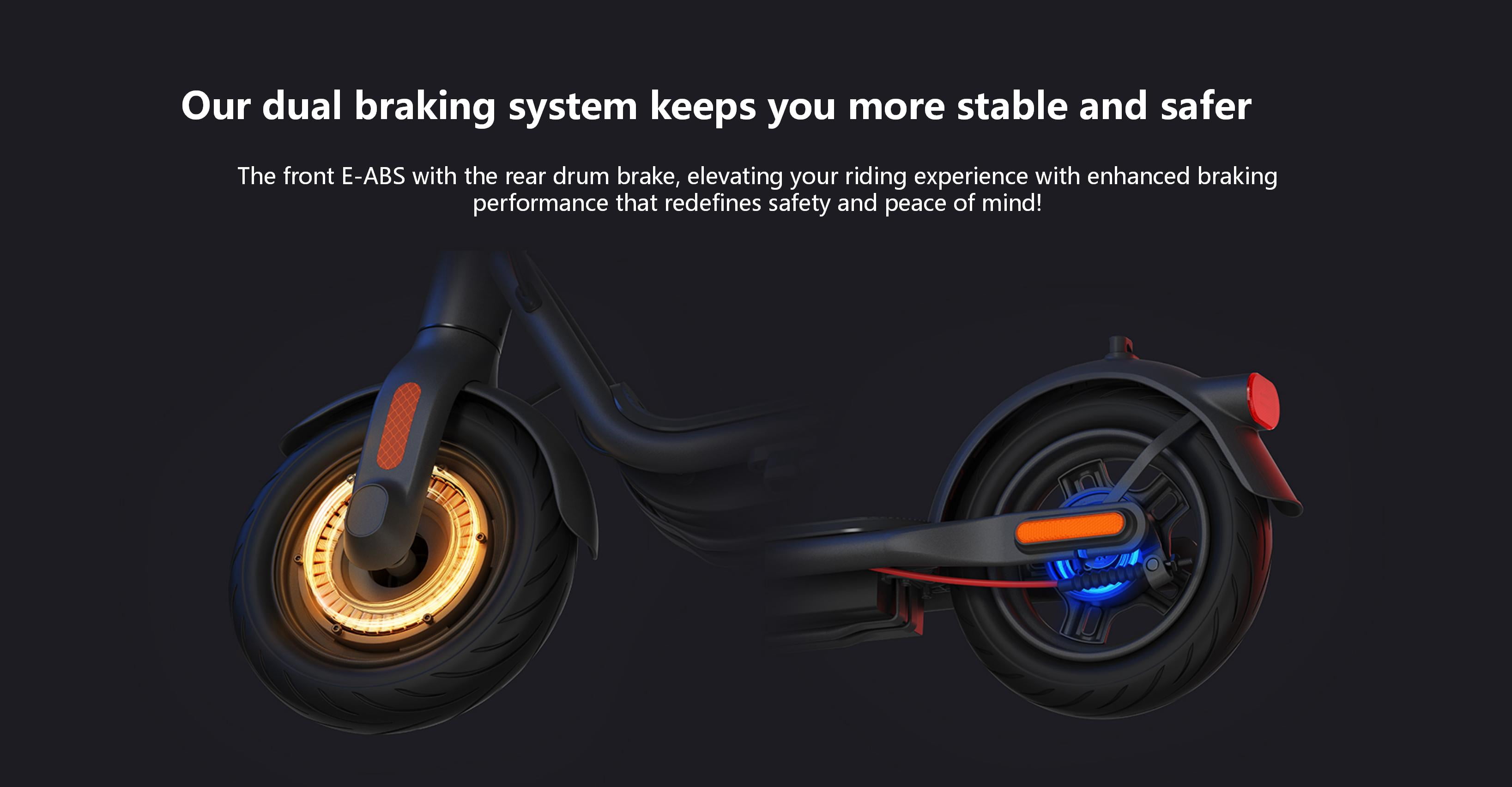 NAVEE V25 Pro Electric Scooter for Adults, up to 19.9 MPH &15.5 Miles, 600W Motor, 10" Tires, Foldable Commuting E-Scooter with Dual Brake Suspension, UL2272