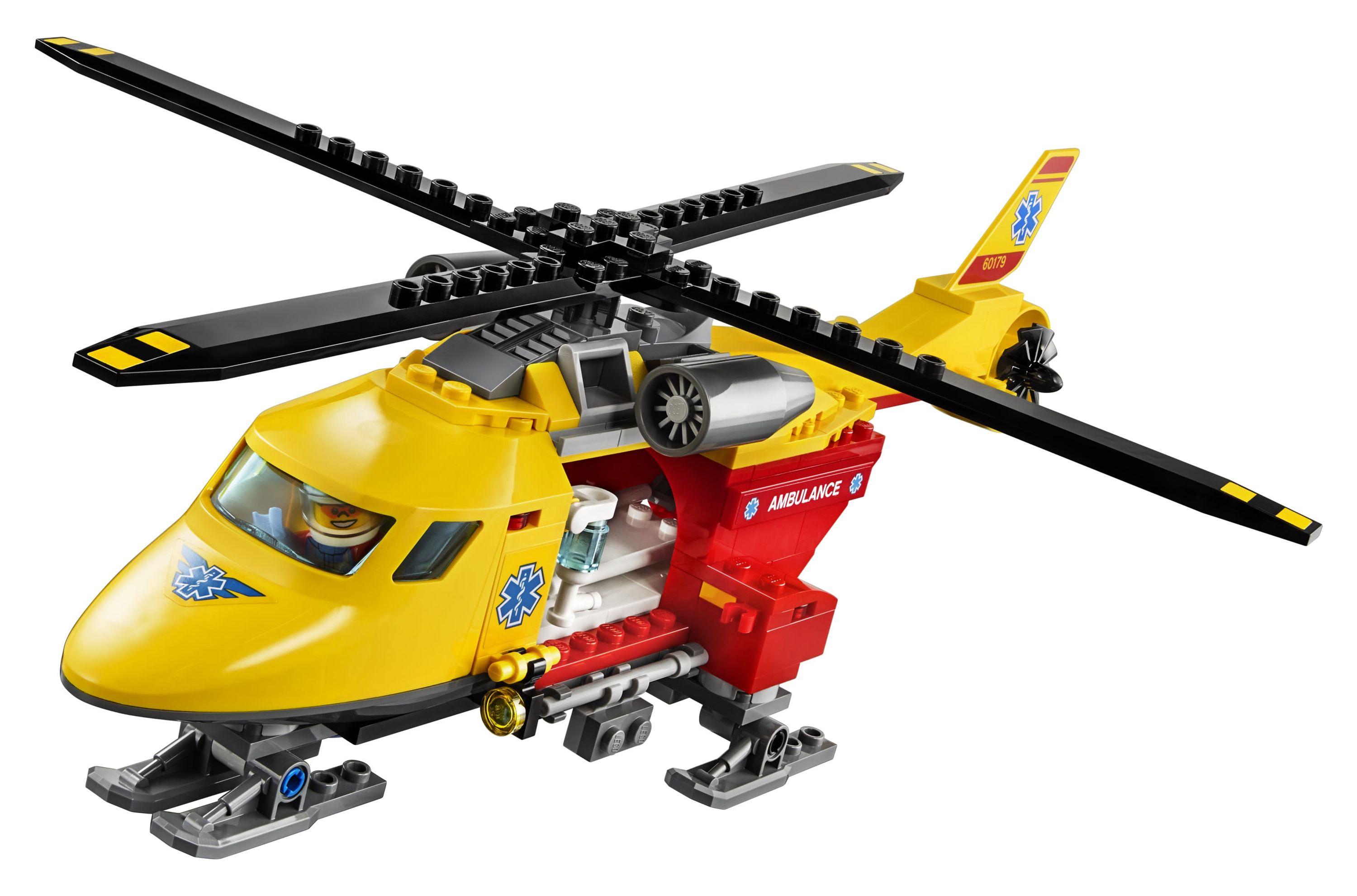 LEGO City Great Vehicles Ambulance Helicopter 60179 - image 3 of 5