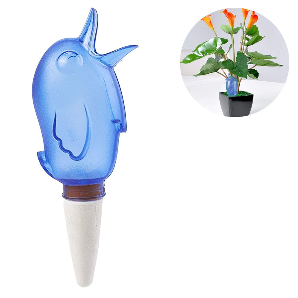 Slow Release Terracotta Self-Watering Devices for Potted Plants Garden Wine Bottle Stakes for Vacation Plant Watering Spikes for Indoor Outdoor Plants Set of 8 Topsome Automatic Plant Waterer 