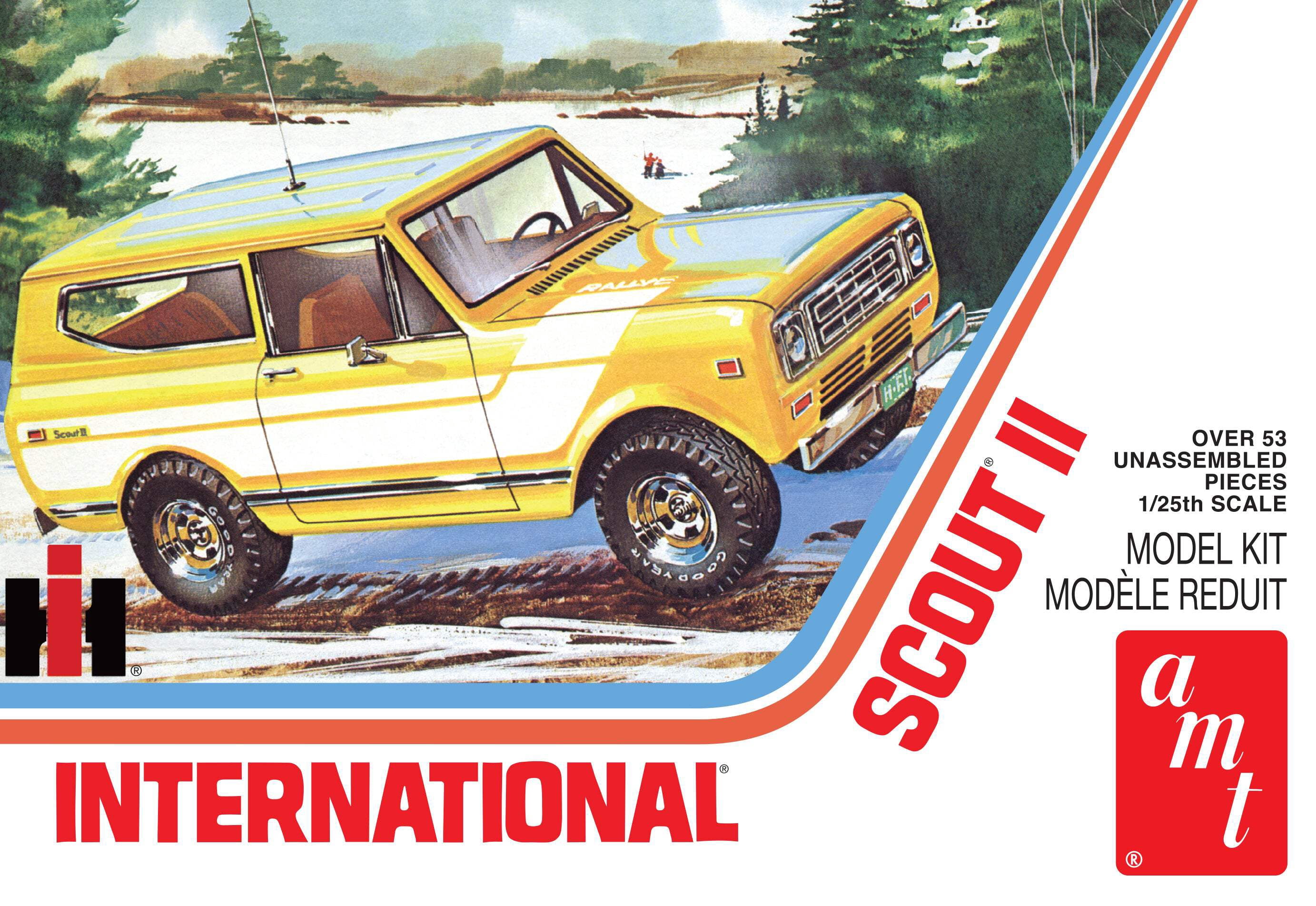 Skill 2 Model Kit IH International Harvester Scout II 1/25 Scale Model by AMT