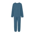 thumbnail image 7 of Women‘s Coral Fleece Pajama Set Plush Sleepwear Loungewear Cozy Winter Nightwear One Size, 7 of 7
