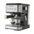 Farberware 1.5L 20 Bar Espresso Maker with Removable Water Tank, Silver