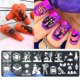 thumbnail image 4 of Juego De Placas De Sello De Uñas De Halloween Telarañas De Acero Inoxidable Calabazas Murciélagos Cabeza Hueso Plantillas De Sellos De Imagen Impresión Diy Decoración De Uñas De Halloween 6 Unids Speravity CE007862-01, 4 of 6