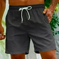 thumbnail image 2 of ibuvkizy Shorts for Men Gradient Printing Shorts with Pockets Hawaiian Special Print Casual Trouser Shorts Pants Beach Shorts Dark Gray,XXXL, 2 of 9