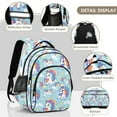 thumbnail image 4 of ALAZA Cute Unicorns School Backpack Elementary Bag Bookbag Travel Rucksack, 4 of 6
