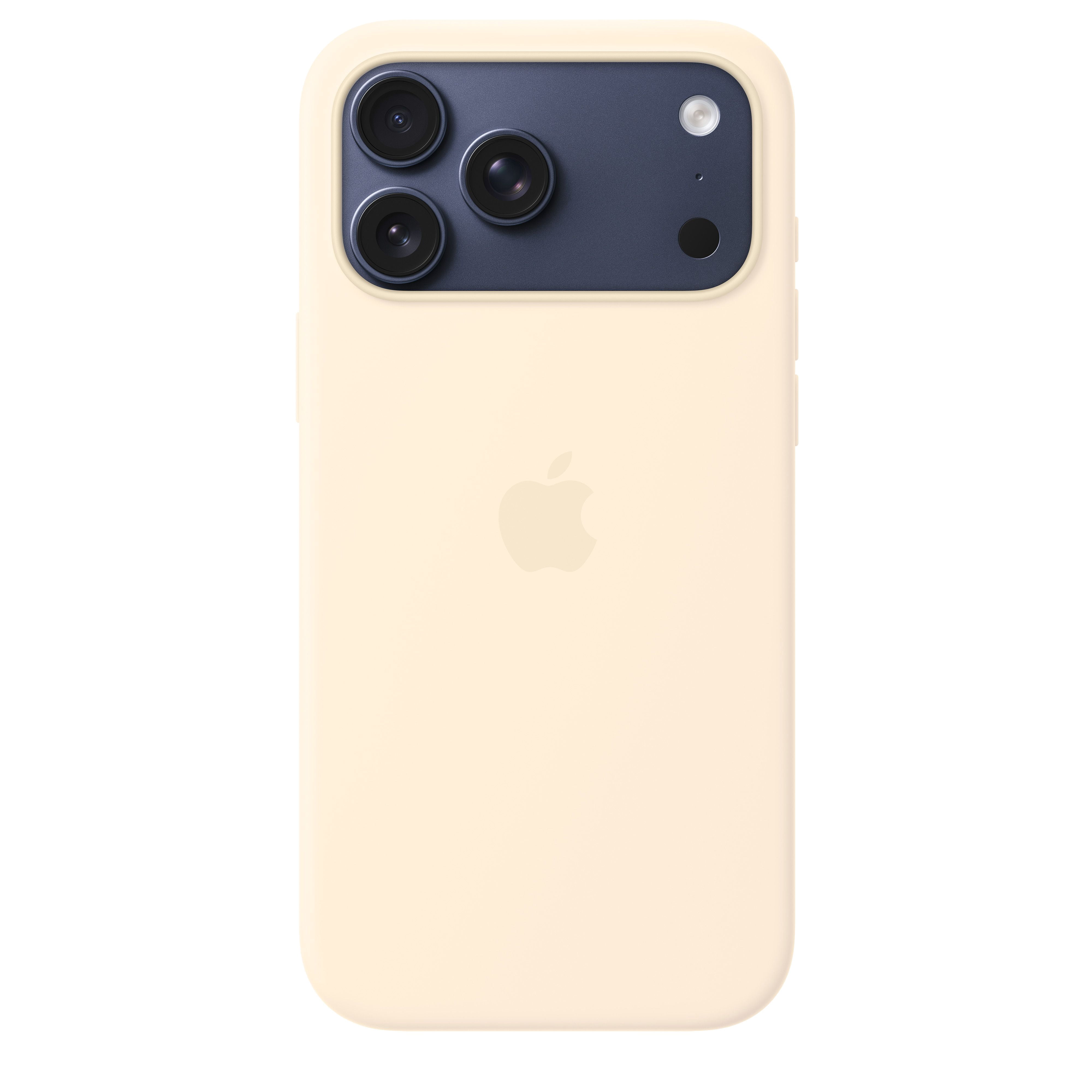 Apple iPhone 17 Pro Max Silicone Case with MagSafe – Vanilla