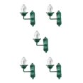 thumbnail image 3 of Ounissouiy Modelo Lámparas de cristal de luz de pared Interior Durable con pedestal de acero inoxidable Iluminación colgante delicada Accesorio B 5piezas, 3 of 6
