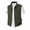 A383-Army Green, variant on Sleeveless Zip Up Vest for Men Stand Collar with Multi Zipper Pocket Casual Lightweight Outdoor Fishing Hiking Waistcoat