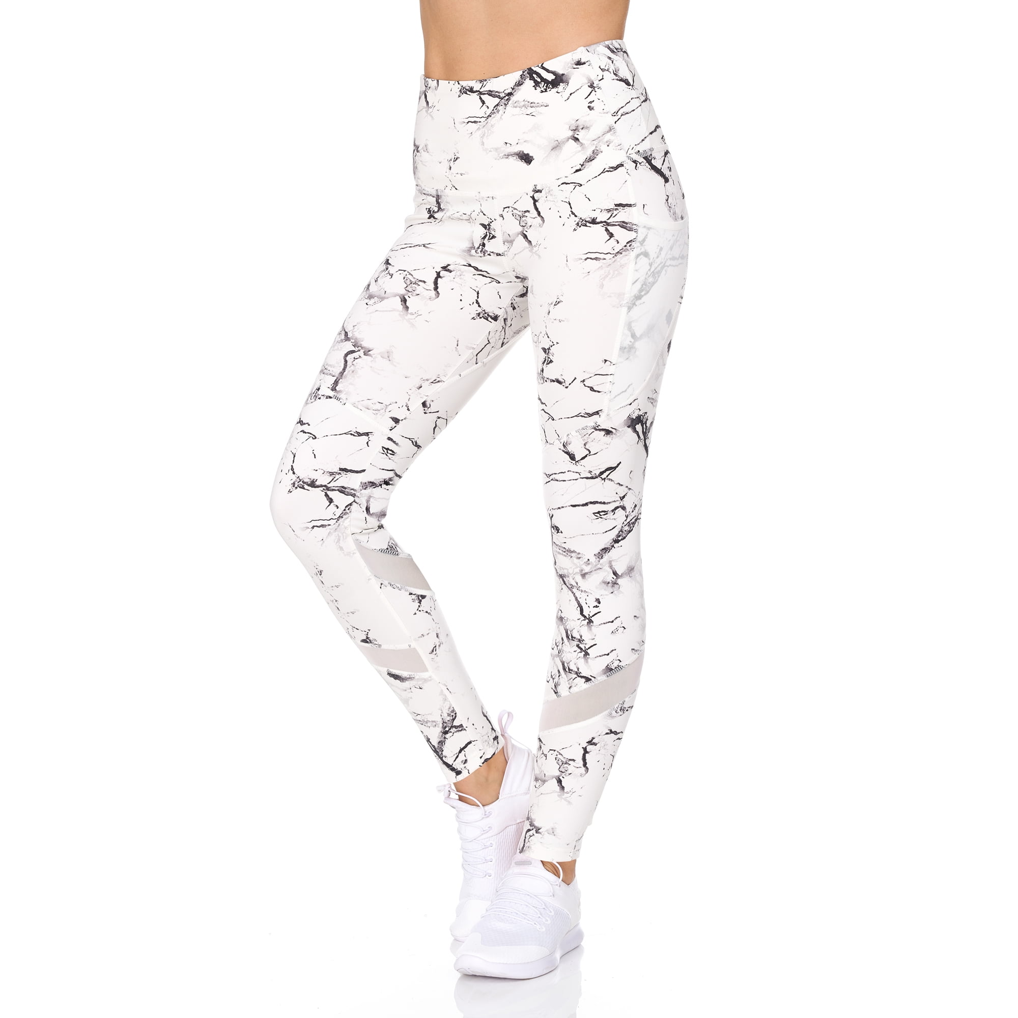 BSP Women's High Waist 7/8 Legging With Mesh Pockets