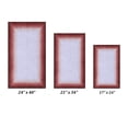 thumbnail image 3 of Better Trends 3 Piece Bathroom Rug Set, 100% Cotton, Extra Soft Tufted Bath Mat, Water Absorbent & Non Slip Bath Rug, (Rose) Torrent Collection, 3 of 6