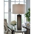 thumbnail image 2 of Signature Design by Ashley Contemporary Dingerly Table Lamp  Brown, 2 of 5
