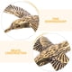 thumbnail image 3 of BESTYASH 3Ud Escultura Decorativa De Pájaro En Latón Para Jardín Con Discos De Purificación Para Exterior, 3 of 7