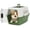 White+Green, variant on SAEWUD  22 Inch Hard-Sided Plastic Dog Carrier, 2-Door Top-Loading Kennel for Small Dogs and Cats Longer Traveling, Durable Handle, and 4 Sides Ventilation for Pet Up 22 lbs (White+Grey)