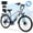 Blue, variant on ESKUTE C200D 70-Mile Electric Bike for Adults, 840Wh Removable Battery, 1300W Peak Motor, Up to 28MPH, 26" Tires, 7-Speed Step-Over E-Bike Pale Purple, UL2849