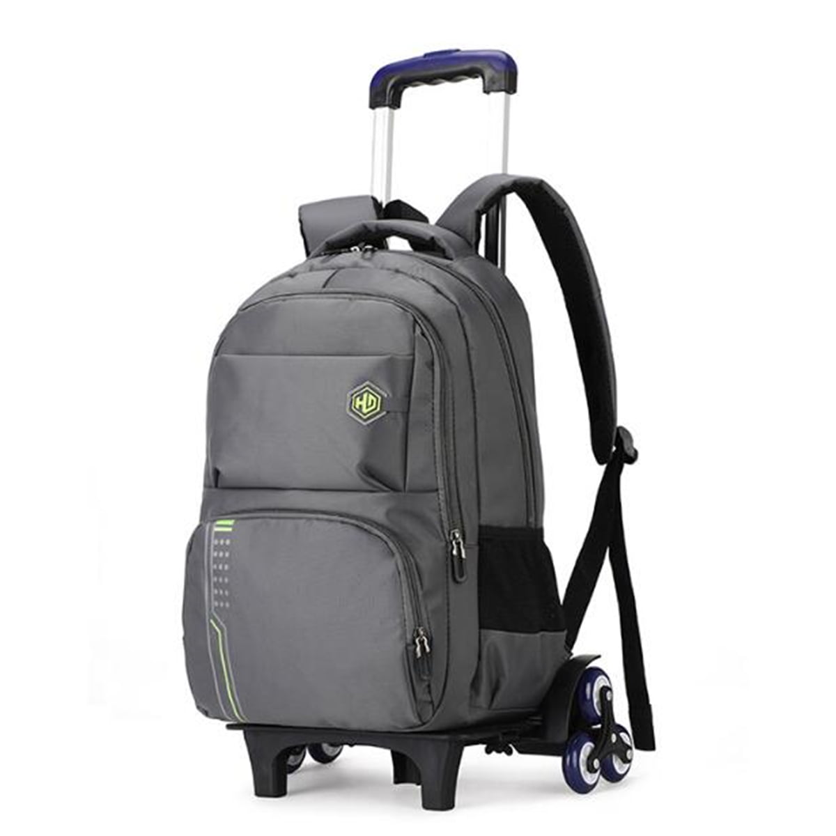 Kids Wheeled Backpack Trolley Aluminium Alloy Trolley Detachable Luggage Cart