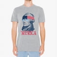 thumbnail image 4 of Alexander Hamilton Murica - Funny Musical History Play Adult Cotton T-Shirt - Small - Sport Grey, 4 of 7