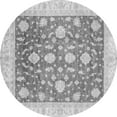 thumbnail image 1 of Ahgly Company Indoor Round Oriental Gray Traditional Area Rugs, 6' Round, 1 of 4