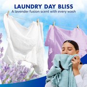 Lysol Disinfectant Laundry Sanitizer & Scent Booster, Laundry Detergent Additive, Color Safe Bleach Alternative, Laundry Odor Eliminator, Kills Bacteria & Viruses, Lavender Scent, 90 Fl Oz