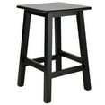 thumbnail image 4 of Better Homes & Gardens Square 18 in High Indoor Backless Bamboo Stool for Adult or Child, Black, 4 of 13