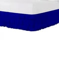 thumbnail image 2 of BedDecor Multi Ruffle Skirt 18 Inches Royal Blue/King Egyptian Cotton Base Valance Sheet, 2 of 5