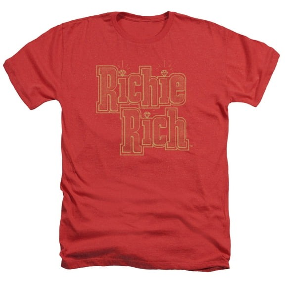 Richie Rich - Stacked - Heather Short Sleeve Shirt - Small