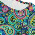 thumbnail image 3 of CLOOCL Peris Vortex Printed Short Sleeve Blouse Plus Size Vintage Style Women Clothing, 3 of 6